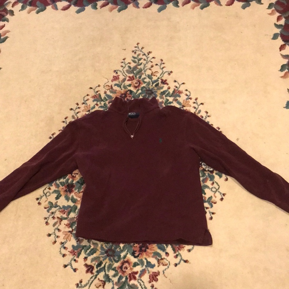 collared zip up sweatshirt